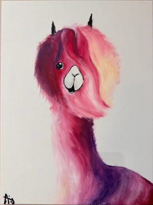 pink llama